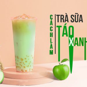 Trà sữa táo xanh
